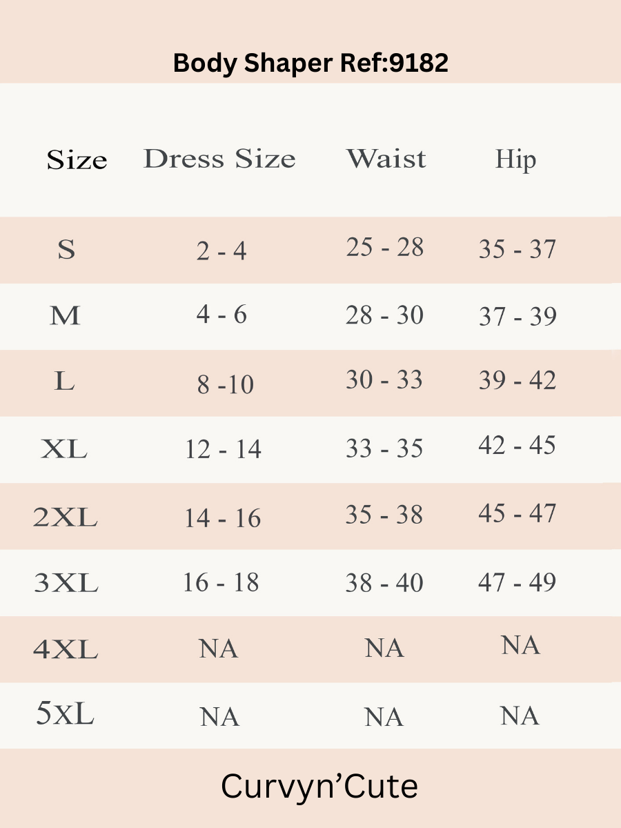مشد رفع المؤخرة ونحت الجسم مع التحكم في البطن