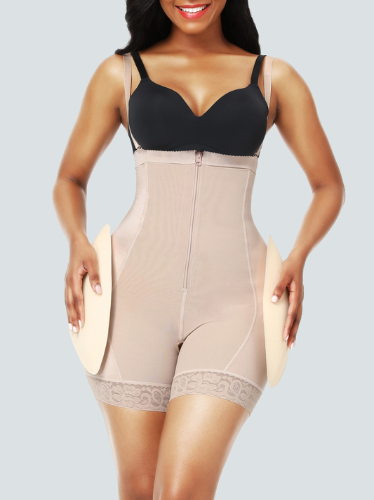 Bridal Body Shaper with Removable Butt and Hip Pads