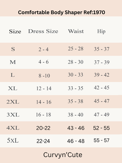 CurvyNCute UltraSculpt 360° Body Shaper – Butt Lifting & Tummy Control