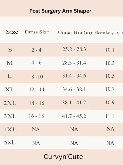 Comfort Fit Arm Compression Shaper